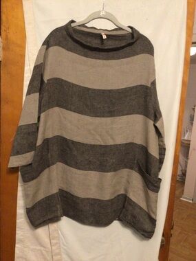 South Street Linen L’AGENCE earthy relaxed fit linen blouse SZ 3 (XL-1X) flowy